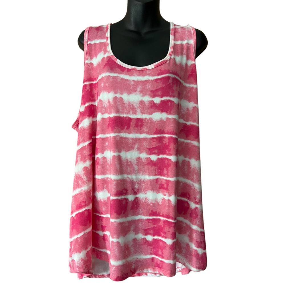SZ 4X TIE DYE TANK TOP- the color is bright(dulled in photo)